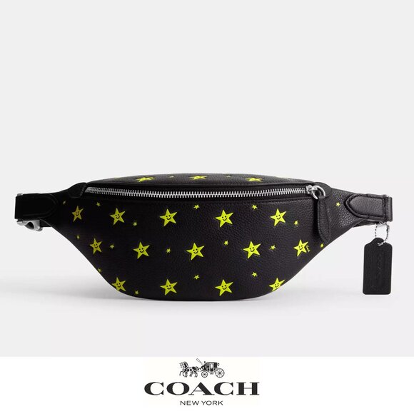 🌟Coach Charter Belt Bag 7 With Star Print - Picture 1 of 12